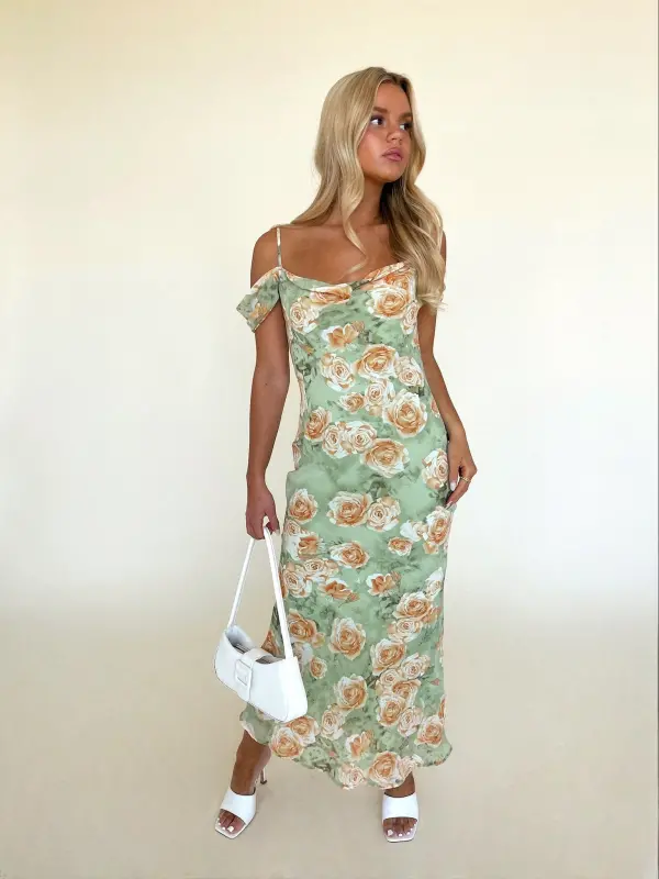 Carina Floral Midi Dress